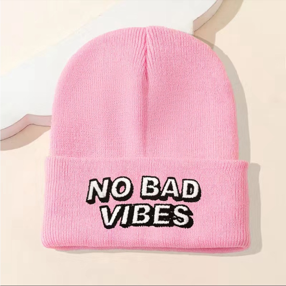 No Bad Vibes Beanie
